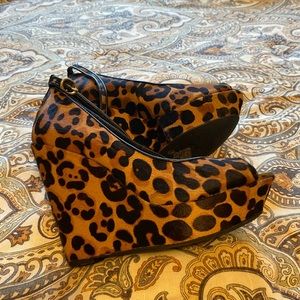 Jessica Simpson leopard wedge heel.